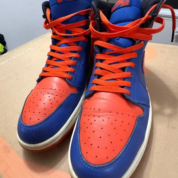 Jordan Sneakers - Blue and Orange - Picture 4 of 16